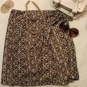 MAX MARA - Brown/White Vintage Week-end Skirt